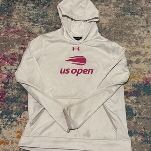 White Hoodie US open Under Armour Girls Youth Large